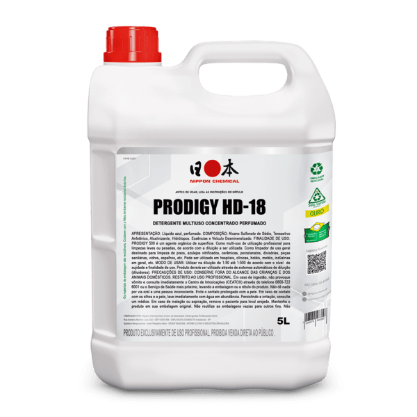 Detergente Concentrado Prodigy HD 18