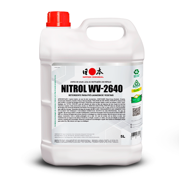 NITROL-WV-2640 - sabão para pré-lavagem de vegetais